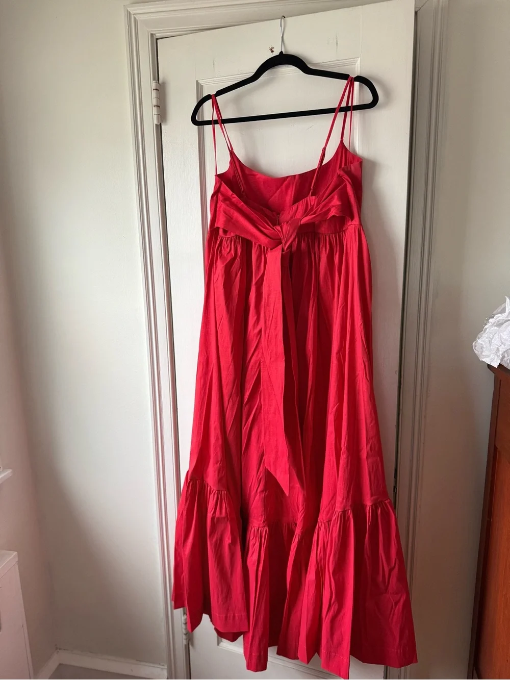 Abercrombie Drama Bow-Back Taffeta Maxi Gown Wedding Guest Dress
